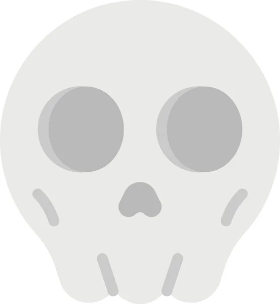 Икона Смерти Костей Категории Хэллоуин — стоковый вектор