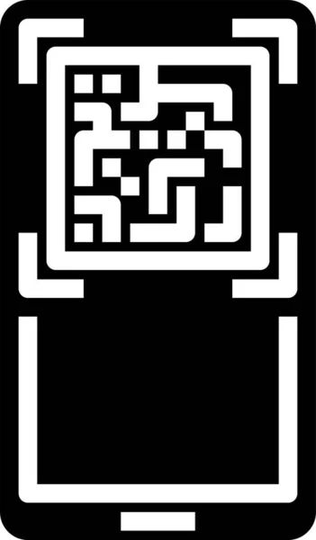Barcode Mobile Code Symbol — Stockvektor
