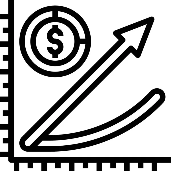Startup Costs Revenues Icon — Stock Vector