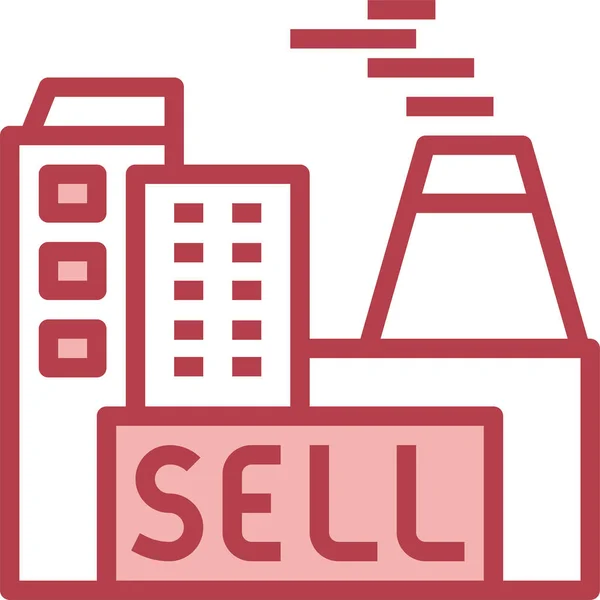 Unternehmen Verkaufen Ikone — Stockvektor