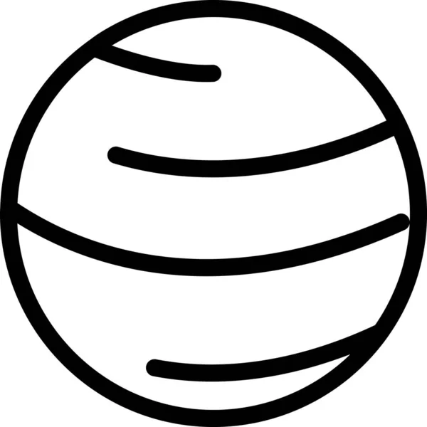 Erde Jupitor Planet Symbol — Stockvektor