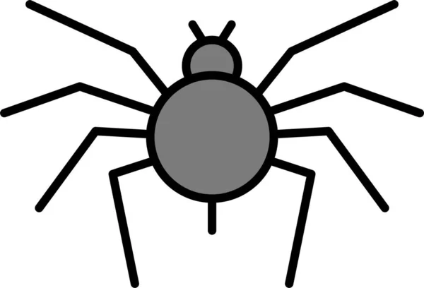 Insektensymbol Stil Gefüllter Umrisse — Stockvektor