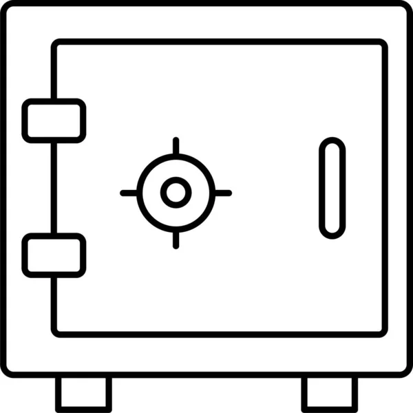 Sicherheitssymbol Tresor — Stockvektor