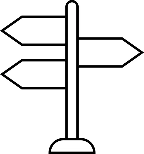 Icono Del Tablero Flecha Signo — Archivo Imágenes Vectoriales