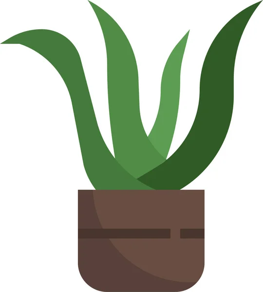 Pflanzen Ikone Aloe Vera — Stockvektor