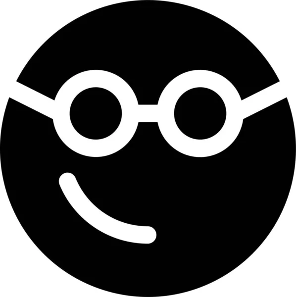 Óculos Leitura Ícone Inteligente — Vetor de Stock