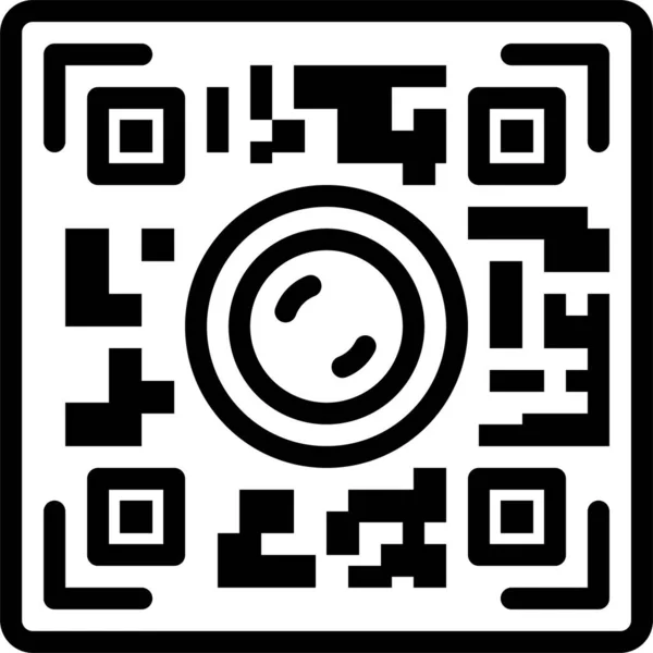 Code Scan Icon Black Friday Cyber Monday Category — стоковый вектор