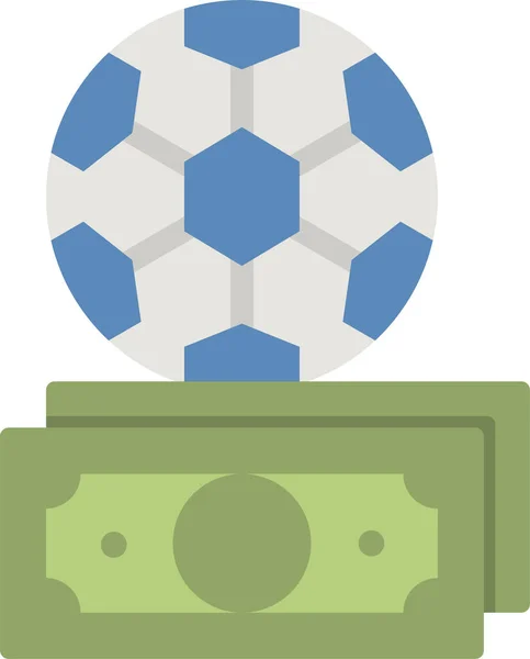 Pari Football Sport Icône — Image vectorielle