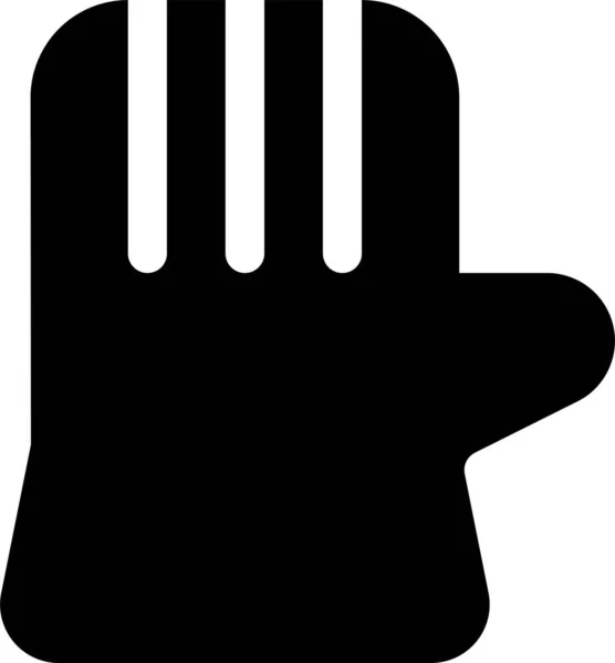 Handschuhe Gummi Latex Symbol — Stockvektor