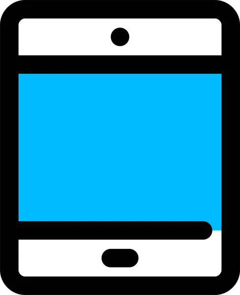 Appareil Gadget Ipad Icône Dans Style Contour — Image vectorielle