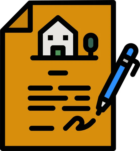 Home Contact Sign Icon — 스톡 벡터