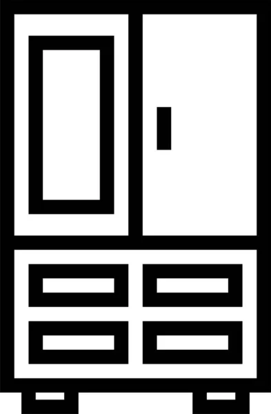 Значок Шафи Купе Стилі Контур — стоковий вектор