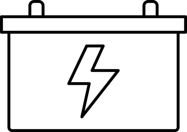 Charge Battery Accumulator Icon — Stock Vector