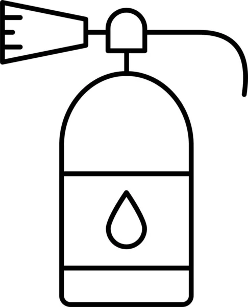 Cylinderbrandsläckare Gas Ikon — Stock vektor