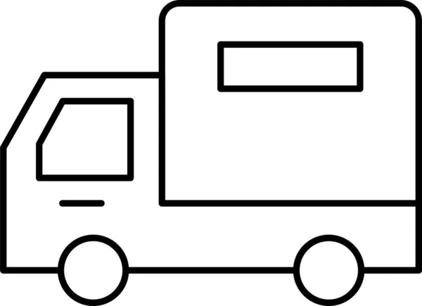 Εικονίδιο Φορτηγού Οχήματος — Διανυσματικό Αρχείο