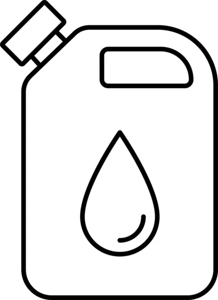 Dose Benzinöl Symbol — Stockvektor