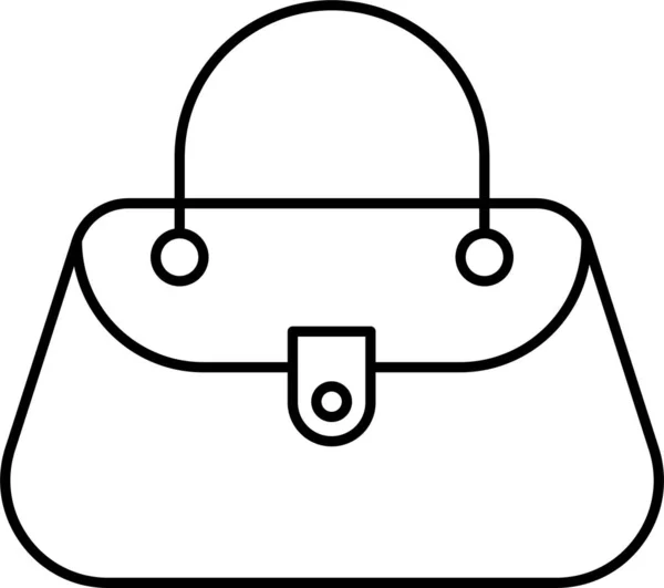 Bolso Cartera Bolso Icono — Vector de stock