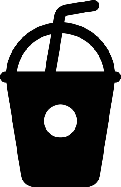 Εικονίδιο Μιλκσέικ Πάγου Καφέ — Διανυσματικό Αρχείο