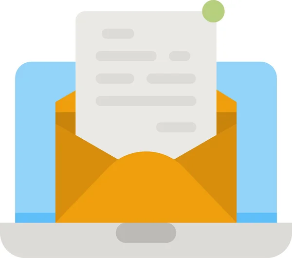 Email Mail Icône Affaires — Image vectorielle