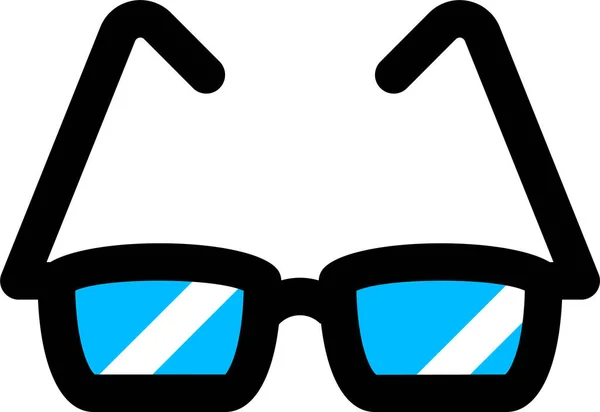 Brillen Brillen Ikone Ausgefüllten Outline Stil — Stockvektor