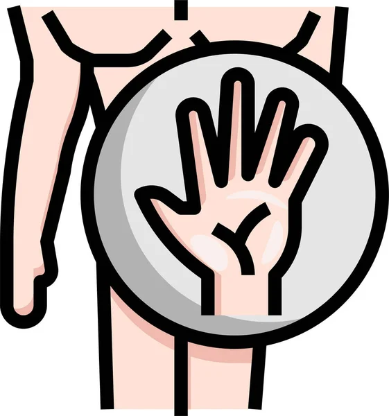 Agreement Hand Hands Icon — Stock Vector