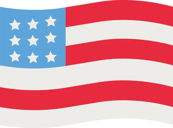 Usa Flag America Icon Thanksgiving Category —  Vetores de Stock