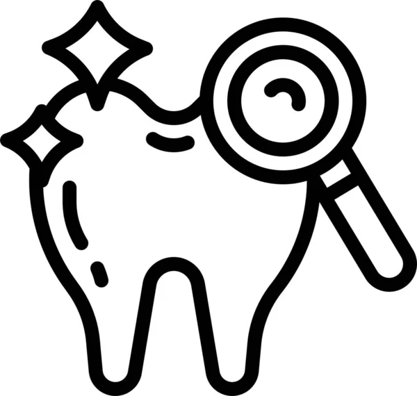 Zahnarzt Ikone — Stockvektor