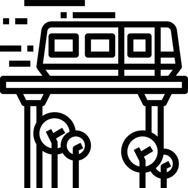 Ícone Transporte Alta Velocidade — Vetor de Stock