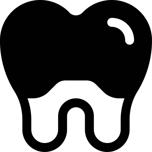 Protesi Dentaria Icona Dentale — Vettoriale Stock