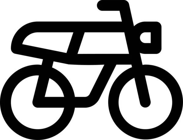 Ποδήλατο Μοτοσικλέτας Εικονίδιο — Διανυσματικό Αρχείο