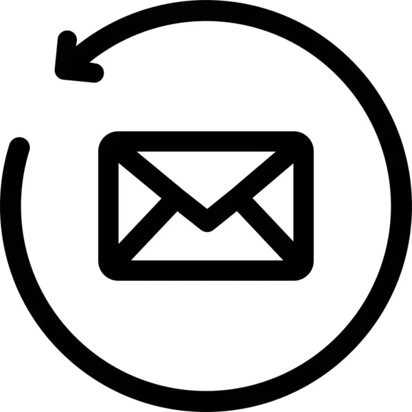 Εικονίδιο Ενημέρωσης Ανανέωσης Email — Διανυσματικό Αρχείο