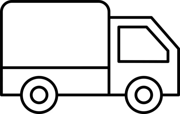Transportasi Ikon Truk Kendaraan - Stok Vektor