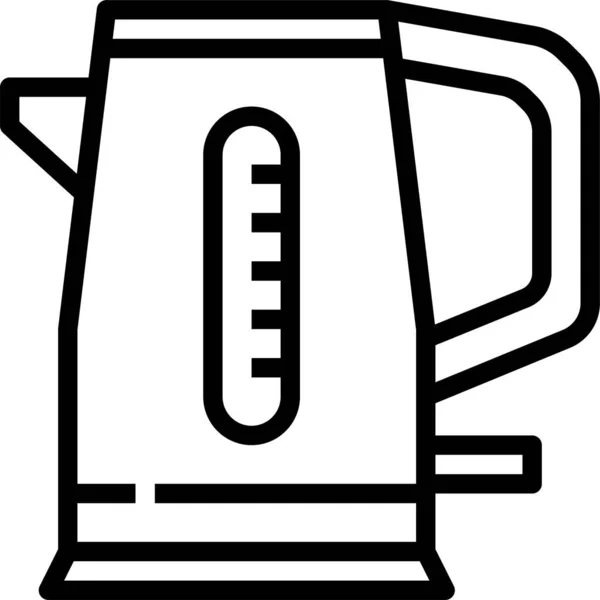 Kochen Wasserkocher Symbol — Stockvektor