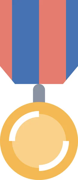 Penghargaan Ikon Medali Sertifikasi Dalam Kategori Penghargaan - Stok Vektor