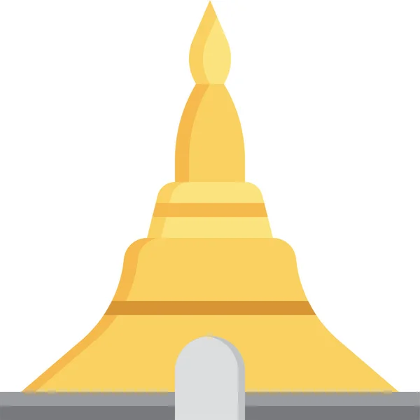 Нейпьидо Мьянма Икона Патриотизма — стоковый вектор