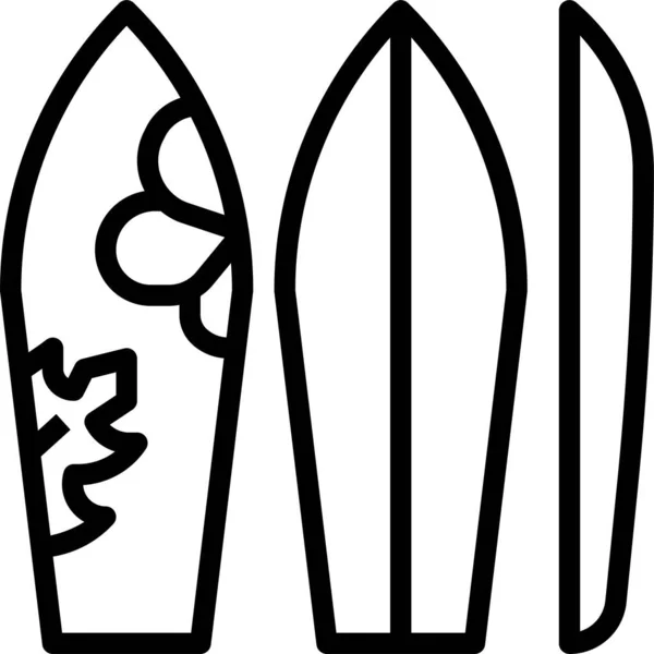 Икона Оборудования Пляжных Соревнований Летней Категории — стоковый вектор