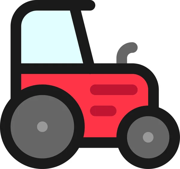 Tractor Máquina Vehículo Icono — Vector de stock