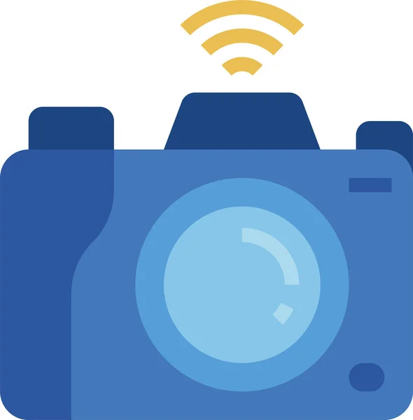 Иконка Камеры Iot Фото — стоковый вектор