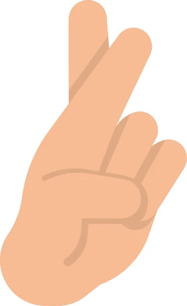 Trust Promise Finger Icon — Vetor de Stock