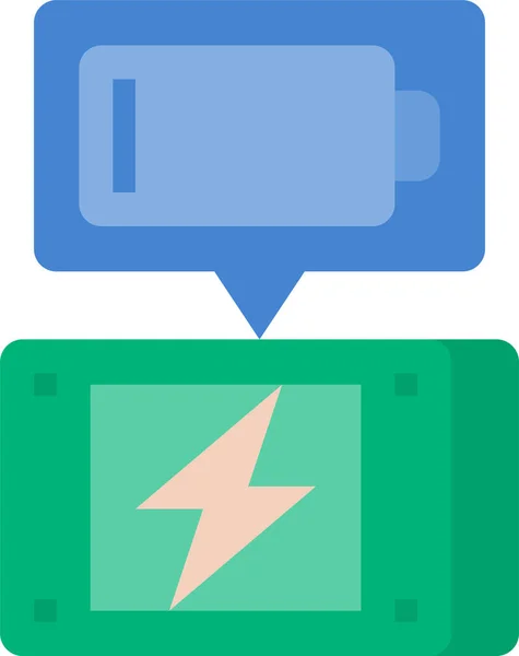 Empty Electric Electricity Icon — Stock Vector