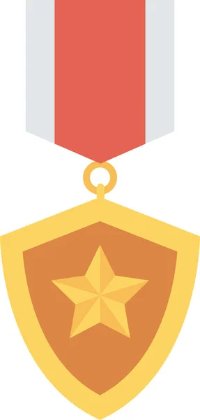 Βραβείο Εικονίδιο Γκολ Μετάλλιο — Διανυσματικό Αρχείο