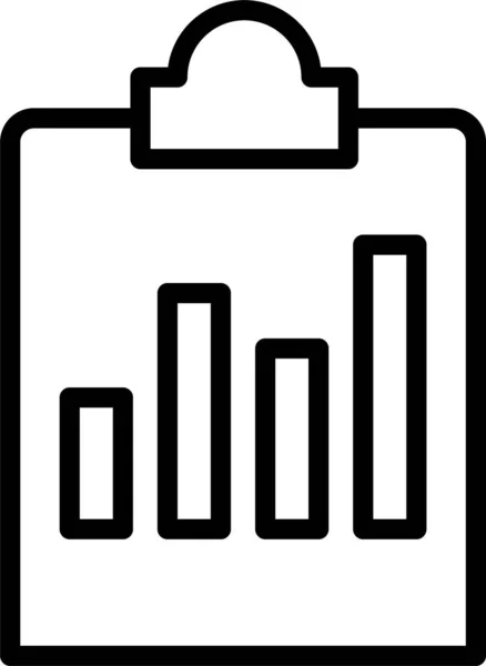 Diagrammsymbol Zum Bericht — Stockvektor