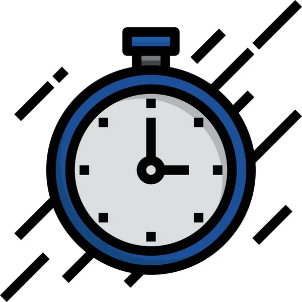 Время Быстро Часы Значок — стоковый вектор