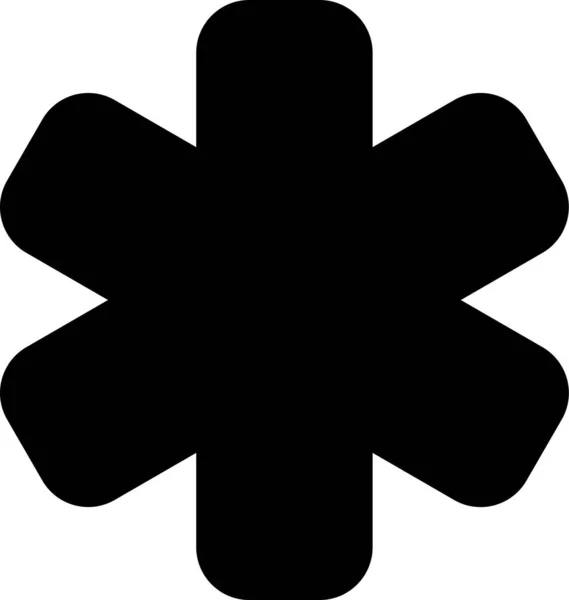 Ikona Zdravotnického Kříže — Stockový vektor