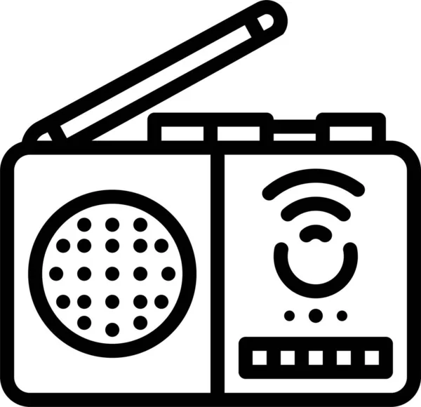 Sprachsymbol Smart Radio — Stockvektor