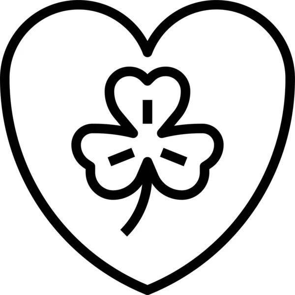 Ikona Pokoju Miłośnik Serca — Wektor stockowy
