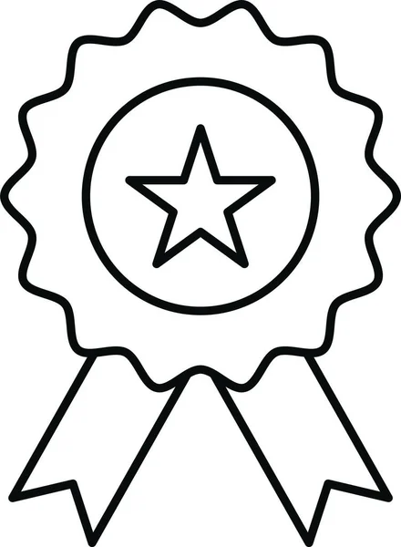 Award Badge Medal Icon — Stock Vector
