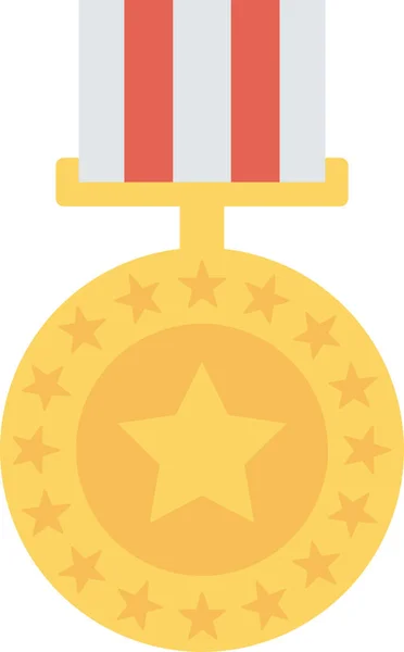 Ícone Medalha Objetivo Conquista — Vetor de Stock
