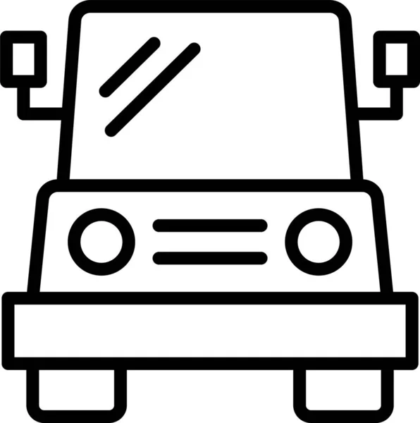 Voiture Jeep Icône Transport — Image vectorielle