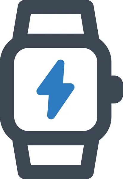 Icono Energía Reloj Inteligente — Vector de stock